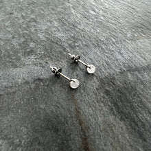 Load image into Gallery viewer, 3.5mm Light Rose Quartz Stone Implant Grade Titanium Stud Earrings
