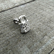 将图片加载到图库查看器，16G 5/16 Clear CZ Gem Lock It Up Labret Monroe Tragus
