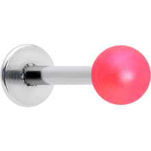 Load image into Gallery viewer, 16G 5/16 Matte Pink Aurora Labret Monroe Tragus
