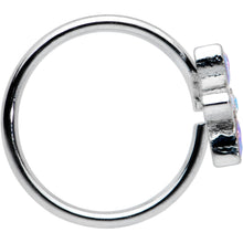 Load image into Gallery viewer, 20G 5/16 Aurora Gem Fancy Flower Seamless Nose Hoop
