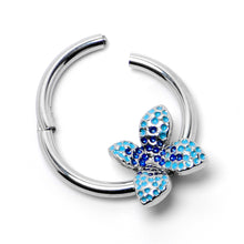 Load image into Gallery viewer, 16G 3/8 Glamour Butterfly Hinged Segment Ring
