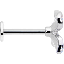 Load image into Gallery viewer, 16G 5/16 Glamour Butterfly Labret Monroe Tragus

