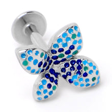 Load image into Gallery viewer, 16G 1/4 Glamour Butterfly Labret Tragus
