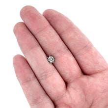 将图片加载到图库查看器，16G 1/4 Clear Gem Starry Flower Cartilage Tragus Earring
