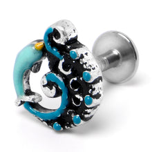 将图片加载到图库查看器，16G 1/4 Leaping Blue Dolphin Labret
