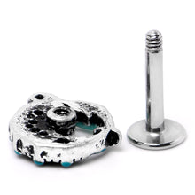 将图片加载到图库查看器，16G 1/4 Leaping Blue Dolphin Labret
