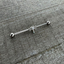将图片加载到图库查看器，14G Aurora Gem Dragonfly Flying Industrial Barbell 38mm
