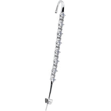 Load image into Gallery viewer, Clear CZ Gem Links Ear Cuff Bar Earring
