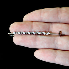 Load image into Gallery viewer, Clear CZ Gem Links Ear Cuff Bar Earring
