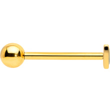 将图片加载到图库查看器，Gold Tone Watermelon Bite Barbell Tongue Ring
