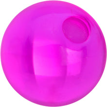 Load image into Gallery viewer, 5mm Purple Acrylic UV Glow Captive Bead Ring Replacement Ball
