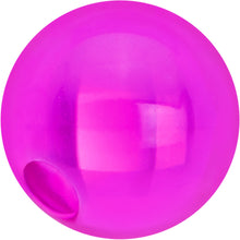 Load image into Gallery viewer, 5mm Purple Acrylic UV Glow Captive Bead Ring Replacement Ball
