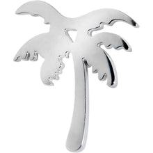Load image into Gallery viewer, 316L Surgical Steel Tropically Trendy Palm Tree Barbell Tongue Ring
