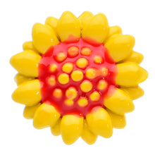 Load image into Gallery viewer, 20G 7mm Happy Yellow Sunflower L Shape Nose Ring
