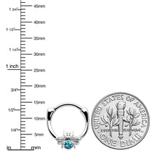 Load image into Gallery viewer, 16G 5/16 Blue Gem Ultra Fly Cartilage Clicker
