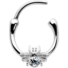 Load image into Gallery viewer, 16G 5/16 Clear Gem Ultra Fly Cartilage Clicker
