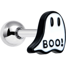 Load image into Gallery viewer, 16G 1/4 White Ghost Glow in the Dark Cartilage Tragus Earring
