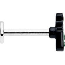 将图片加载到图库查看器，16G 5/16 Poison Green Bottle Glow in the Dark Labret Monroe Tragus
