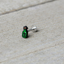 将图片加载到图库查看器，16G 5/16 Poison Green Bottle Glow in the Dark Labret Monroe Tragus
