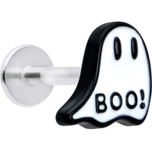 Load image into Gallery viewer, 16G 5/16 Halloween Ghost Glow in the Dark Labret Monroe Tragus
