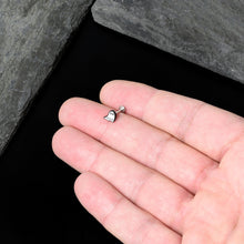 Load image into Gallery viewer, 16G 5/16 Halloween Ghost Glow in the Dark Labret Monroe Tragus
