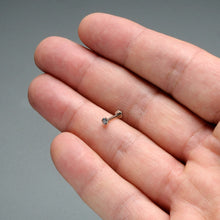 将图片加载到图库查看器，16G 5/16 Vitrail CZ Gem ASTM F-136 Implant Grade Titanium Hex End Labret Tragus
