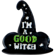 Load image into Gallery viewer, 16G 5/16 Good Witch Hat Glow in the Dark Labret Monroe Tragus
