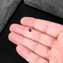 Load image into Gallery viewer, 16G 5/16 Good Witch Hat Glow in the Dark Labret Monroe Tragus
