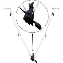 将图片加载到图库查看器，14G 9/16 Creepy Ghosts Witch Halloween Dangle Nipple Chain Set
