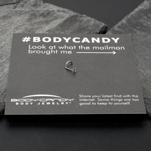 Load image into Gallery viewer, 20G 1/4 Silhouette Kitty Cat Left Side Nose Screw
