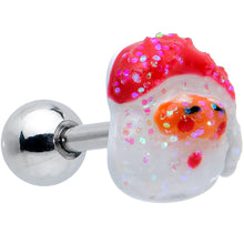 Load image into Gallery viewer, 16G 1/4 Glitter Santa Tree Reindeer Cartilage Earring Set of 3
