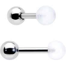 Load image into Gallery viewer, 16G 1/4 Glow in Dark Skull Ghost Halloween Cartilage Set of 3
