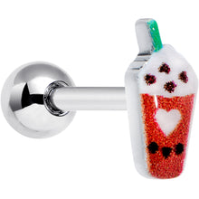 Load image into Gallery viewer, 16G 5/16 Sweet Pumpkin Frappe Autumn Cartilage Tragus Earring
