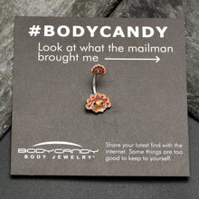 将图片加载到图库查看器，Cute Colorful Turkey Thanksgiving Double Mount Belly Ring
