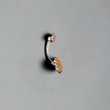 将图片加载到图库查看器，Cute Colorful Turkey Thanksgiving Double Mount Belly Ring

