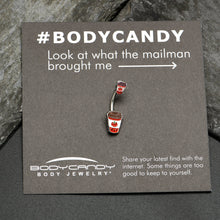 Load image into Gallery viewer, Sweet Pumpkin Latte Autumn Double Mount Belly Ring

