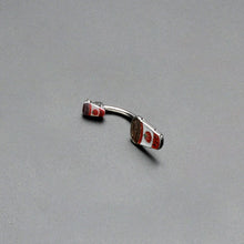 Load image into Gallery viewer, Sweet Pumpkin Latte Autumn Double Mount Belly Ring
