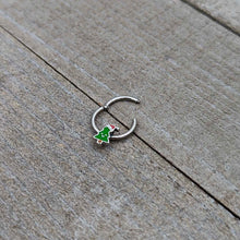 将图片加载到图库查看器，16G 3/8 Happy Christmas Tree Holiday Hat Hinged Segment Ring
