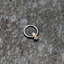 将图片加载到图库查看器，16G 3/8 Sweet Holiday Candle Christmas Hinged Segment Ring
