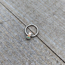 将图片加载到图库查看器，16G 3/8 Sweet Holiday Candle Christmas Hinged Segment Ring
