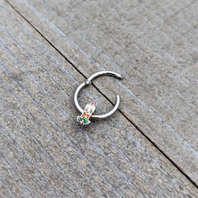 将图片加载到图库查看器，16G 3/8 Sweet Holiday Candle Christmas Hinged Segment Ring
