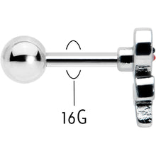 Load image into Gallery viewer, 16G 1/4 Sweet Happy Heart Lollipop Cartilage Tragus Earring
