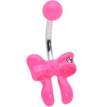 将图片加载到图库查看器，Sydney Belle Girlfriend Collection Pretty Pink Bow Belly Ring
