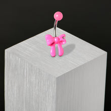 将图片加载到图库查看器，Sydney Belle Girlfriend Collection Pretty Pink Bow Belly Ring
