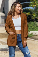 将图片加载到图库查看器，Women Full Size Teddy Hooded Jacket with Pockets Cozy Casual Jacket Comfortable Women Jacket

