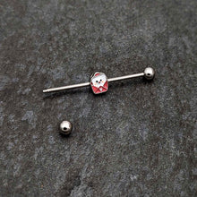 Load image into Gallery viewer, 14G Sweet Love Letter Valentine Industrial Barbell 38mm
