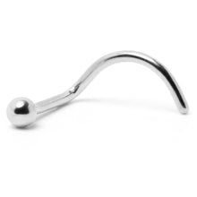 Load image into Gallery viewer, 20G 1/4 ASTM F-136 Implant Grade Titanium Ball End Left Side Nose Screw
