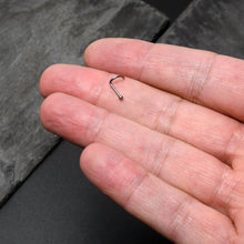 Load image into Gallery viewer, 18G 1/4 ASTM F-136 Implant Grade Titanium Ball End Left Side Nose Screw
