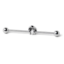 将图片加载到图库查看器，14G Blue Celebration Easter Egg Industrial Barbell 38mm
