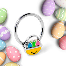 Load image into Gallery viewer, 16G 3/8 Celebration Easter Easter Basket Hinged Segment Ring
